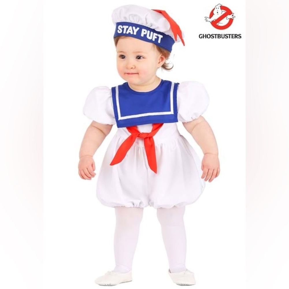 Toddler Stay Puft Marshmallow Ghostbusters Halloween Costume